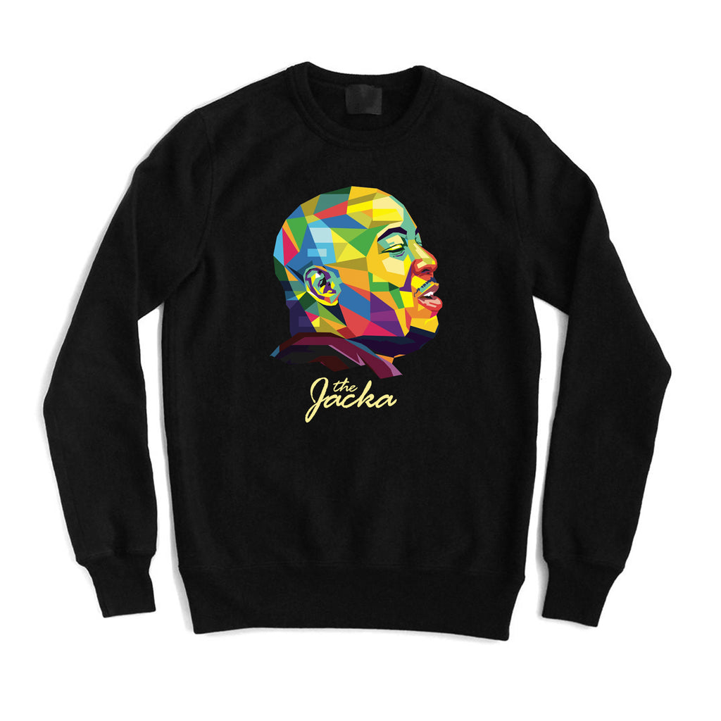the Jacka Polygon Crewneck - Black