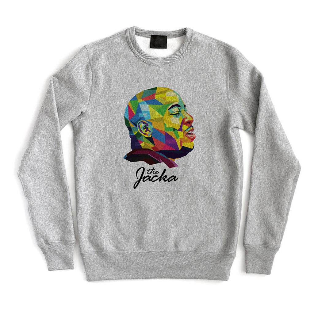 the Jacka Polygon Crewneck - Grey